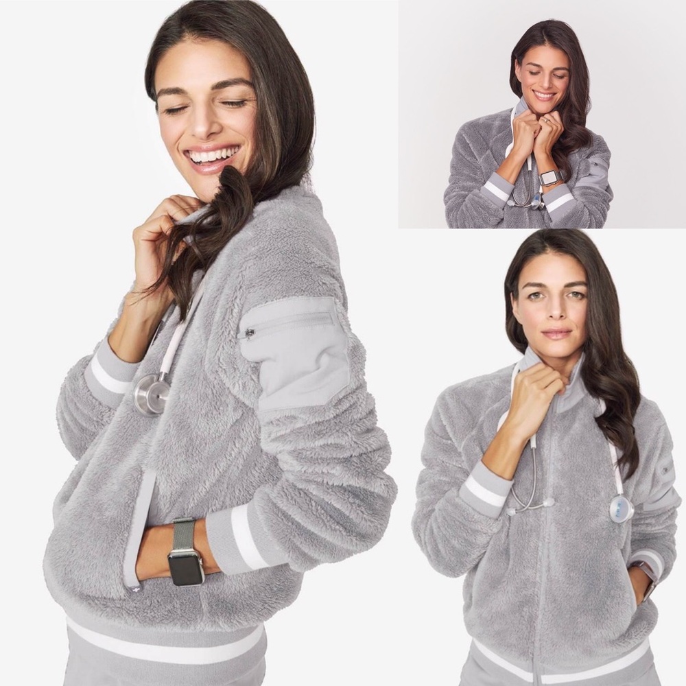 Figs RARE 🦄 Bafia Sherpa Bomber 💣 Jacket